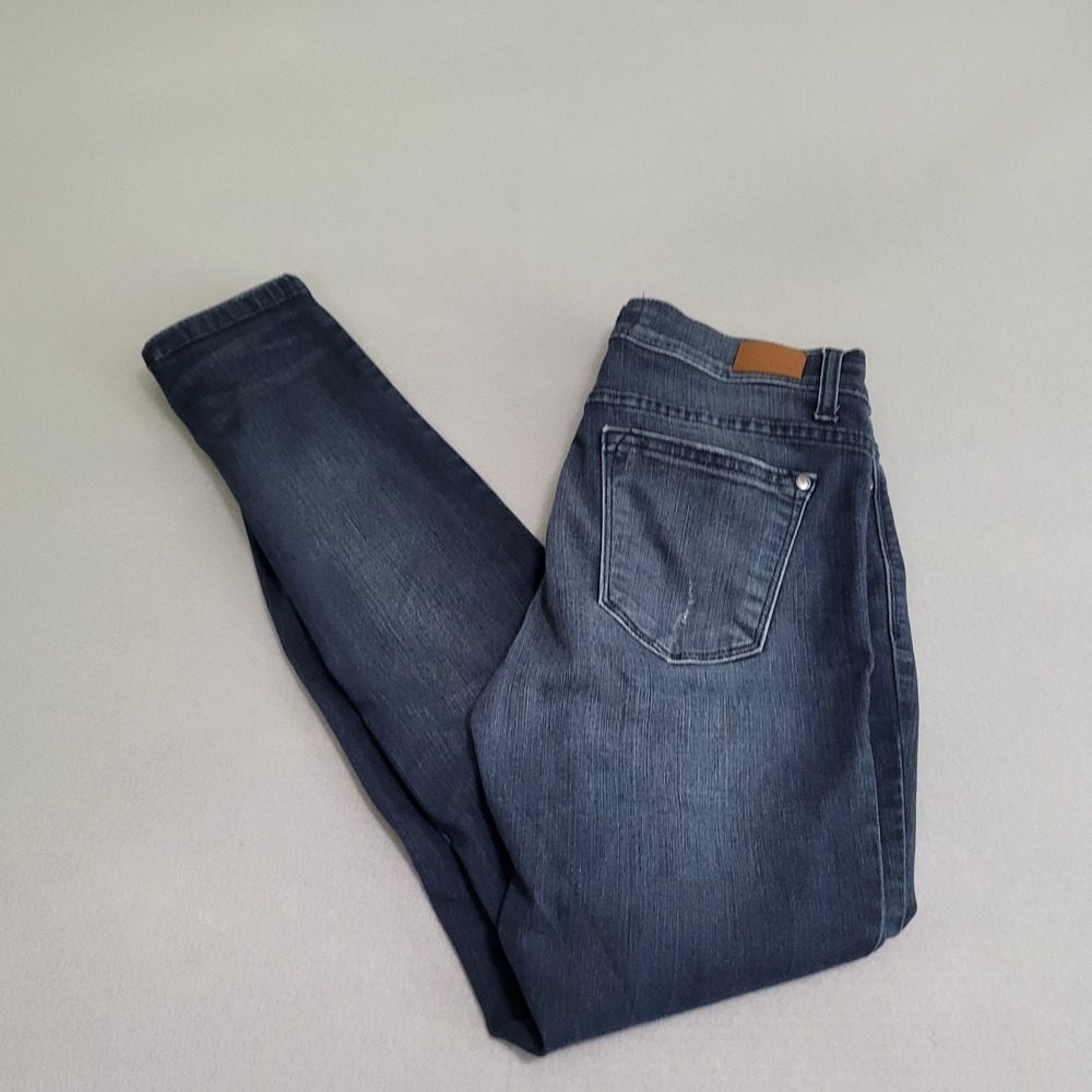 Judy Blue Miles City Mid Rise Skinny Fit Denim Blue Jeans Women's 9/29